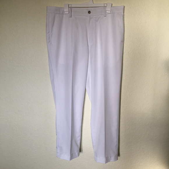 Greg Norman Collection Pants Greg Norman For Tasso Ella Mens White